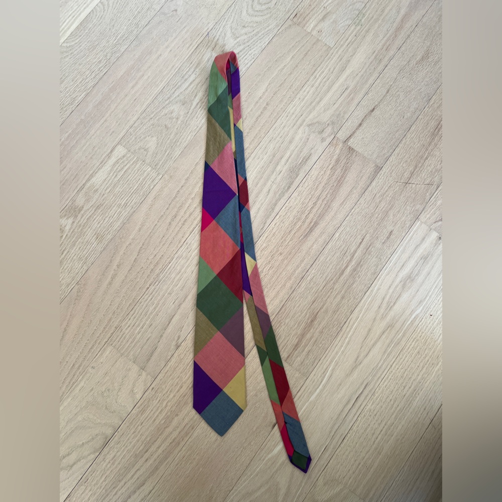 Colorful Geometric Pattern Tie